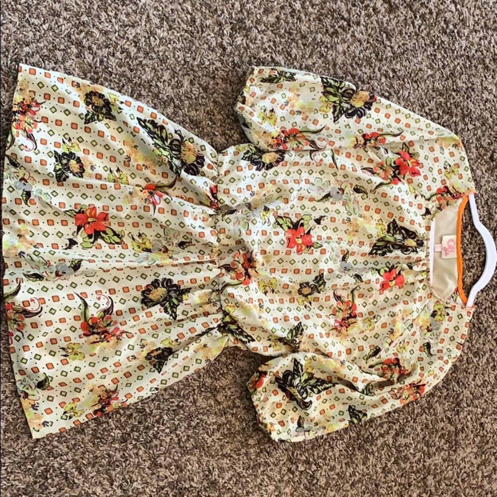 Girls quarter sleeve dress